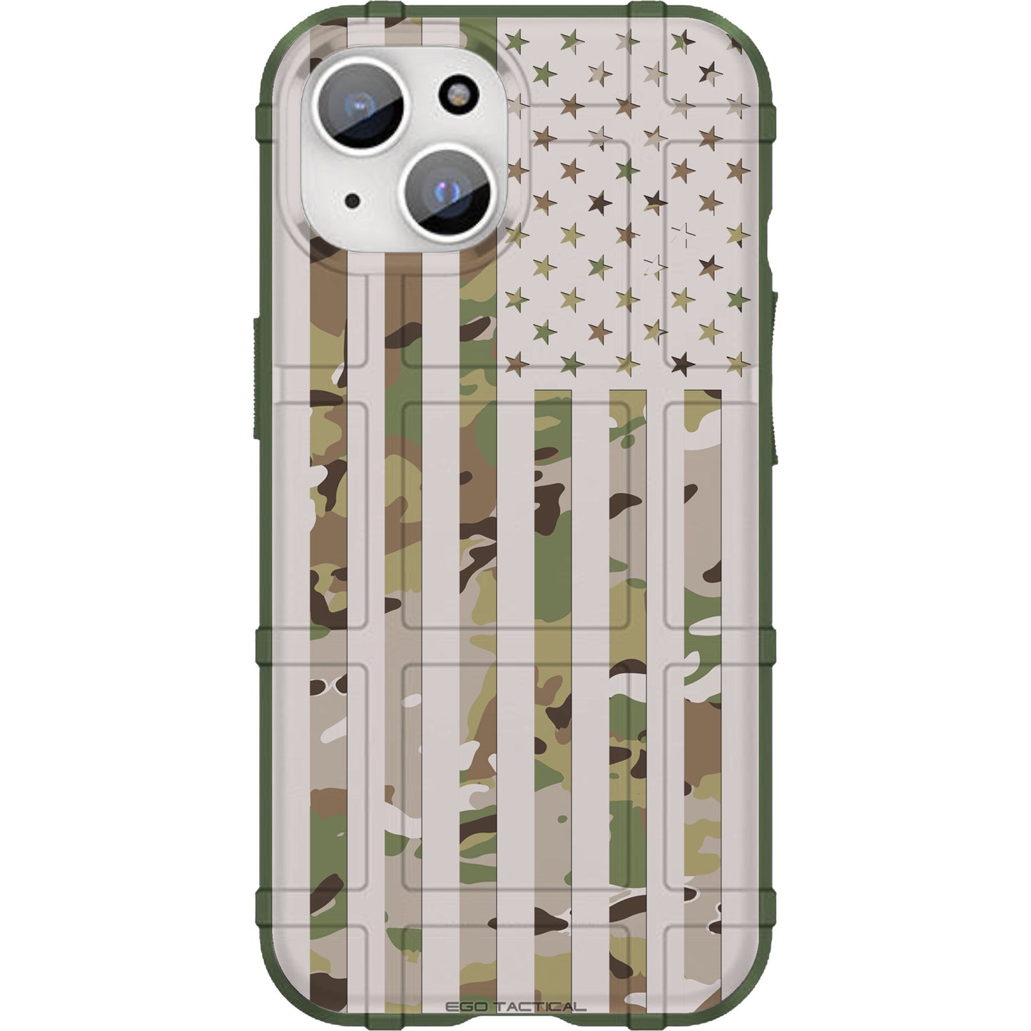 Multicam OCP/Scorpion Camouflage, Light US American Flag Custom Printed Android & Apple Phone Case Design