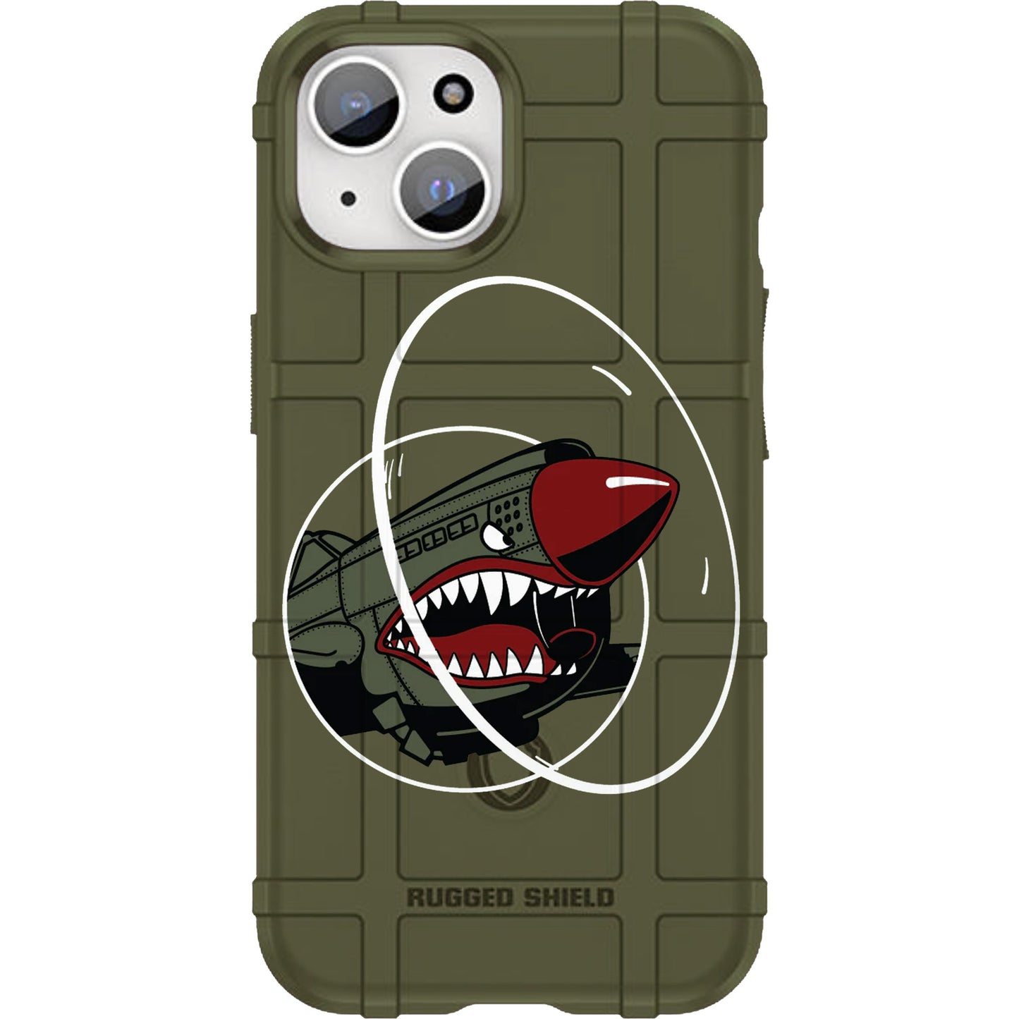 Valor Gear P-40 Warhawk on OD Green Custom Printed Android & Apple Phone Cases