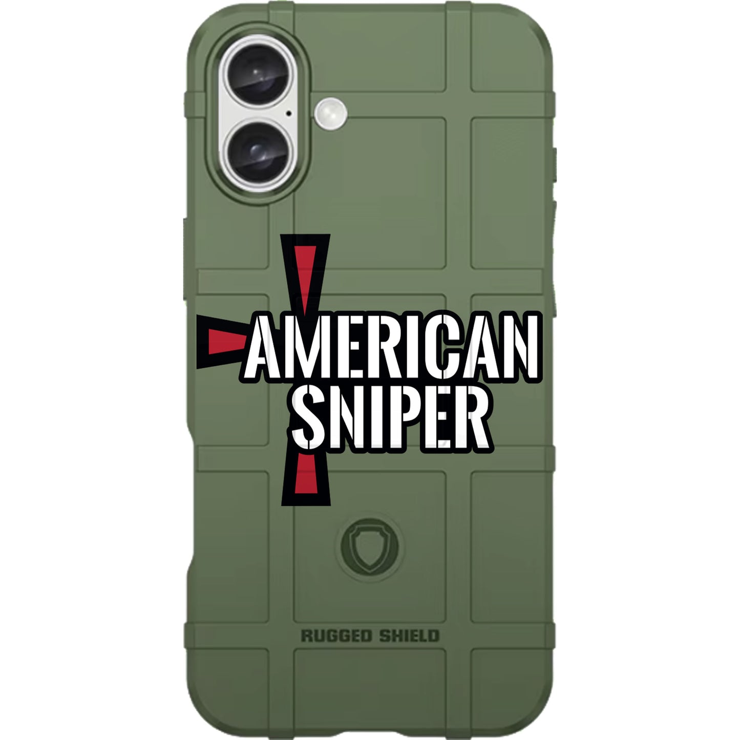 American Sniper Cross Logo Custom Printed Case Design