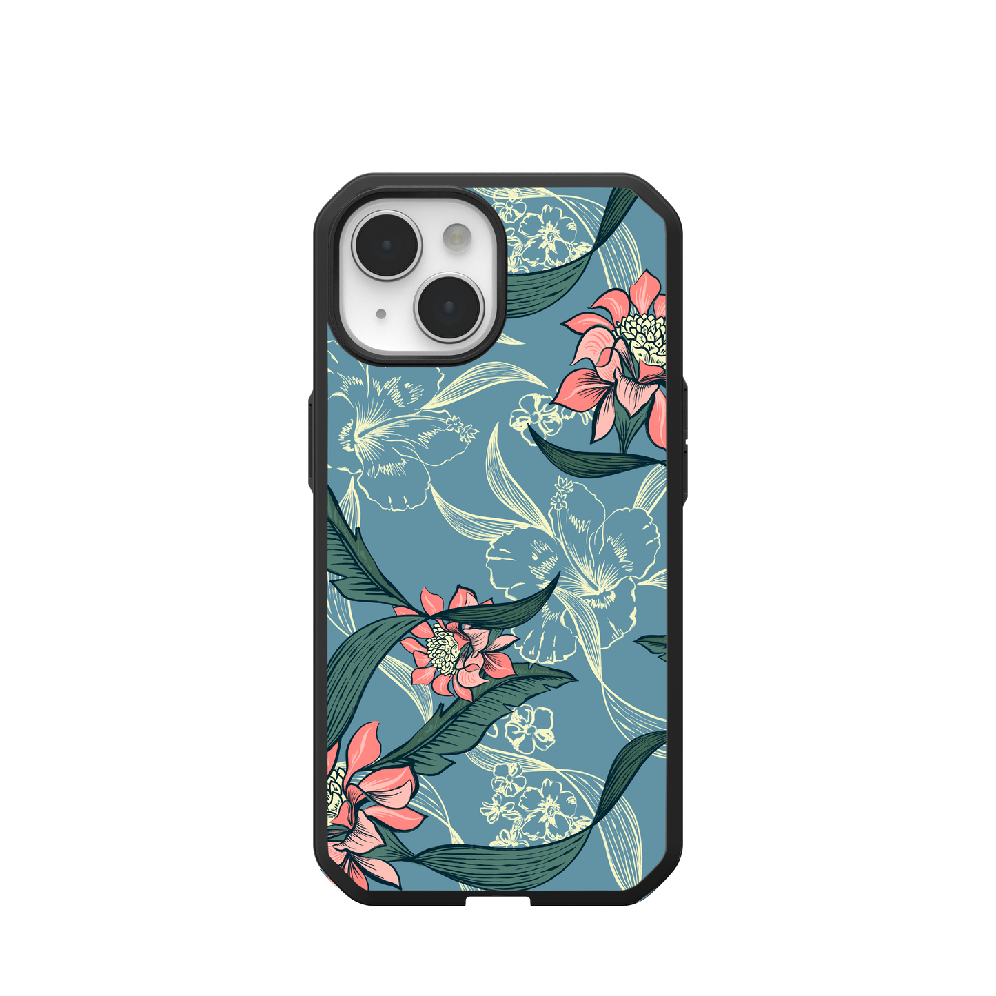 UAG CIVILIAN LT CASE WITH MAGSAFE FOR APPLE IPHONE - MAKAPUU FLORAL
