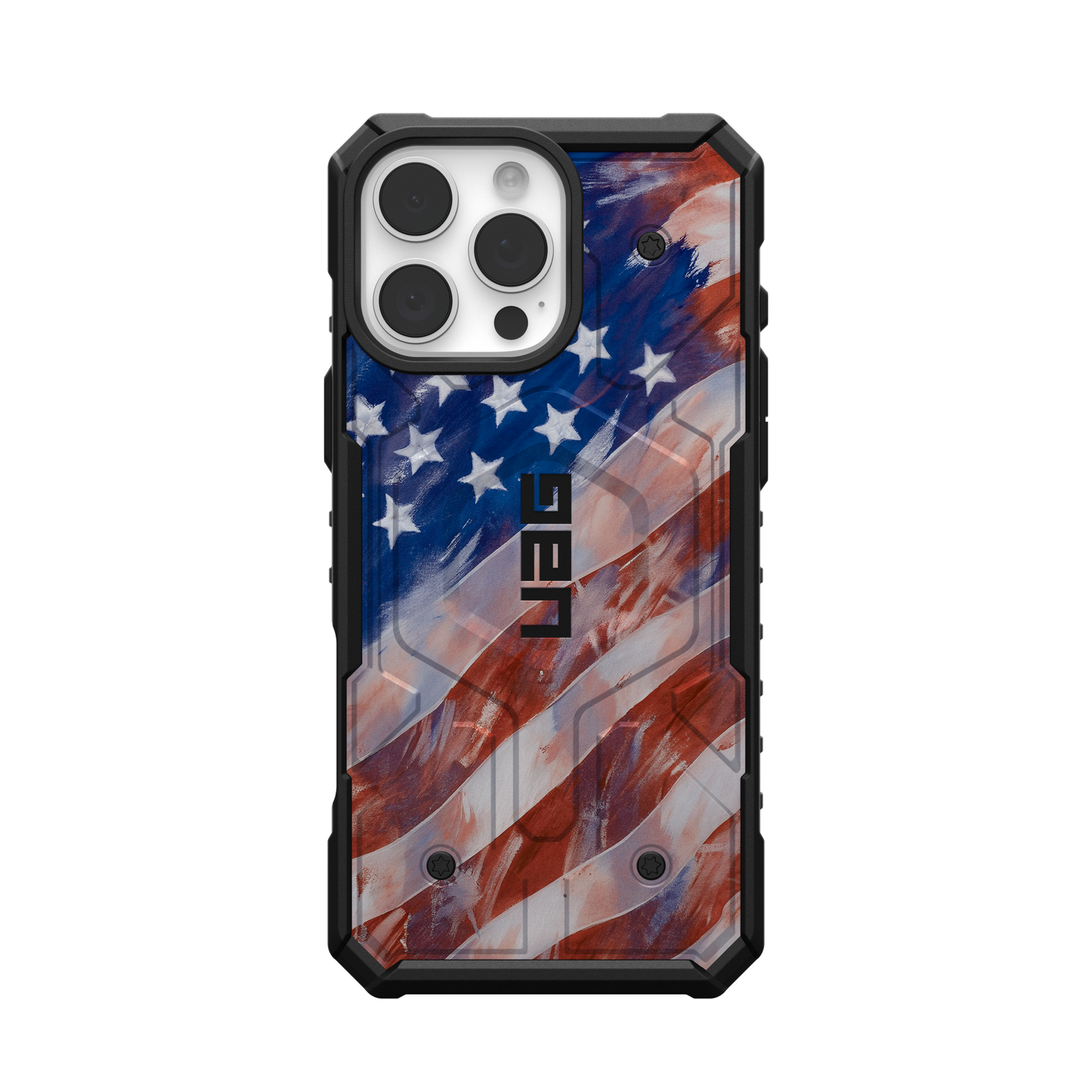 UAG PATHFINDER CASE WITH MAGSAFE FOR APPLE IPHONE - AMERICAN FLAG PAINTING