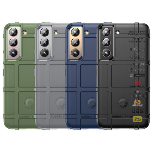 Rugged Shield Branded Solid Color Tpu Cases For Samsung Galaxy Models