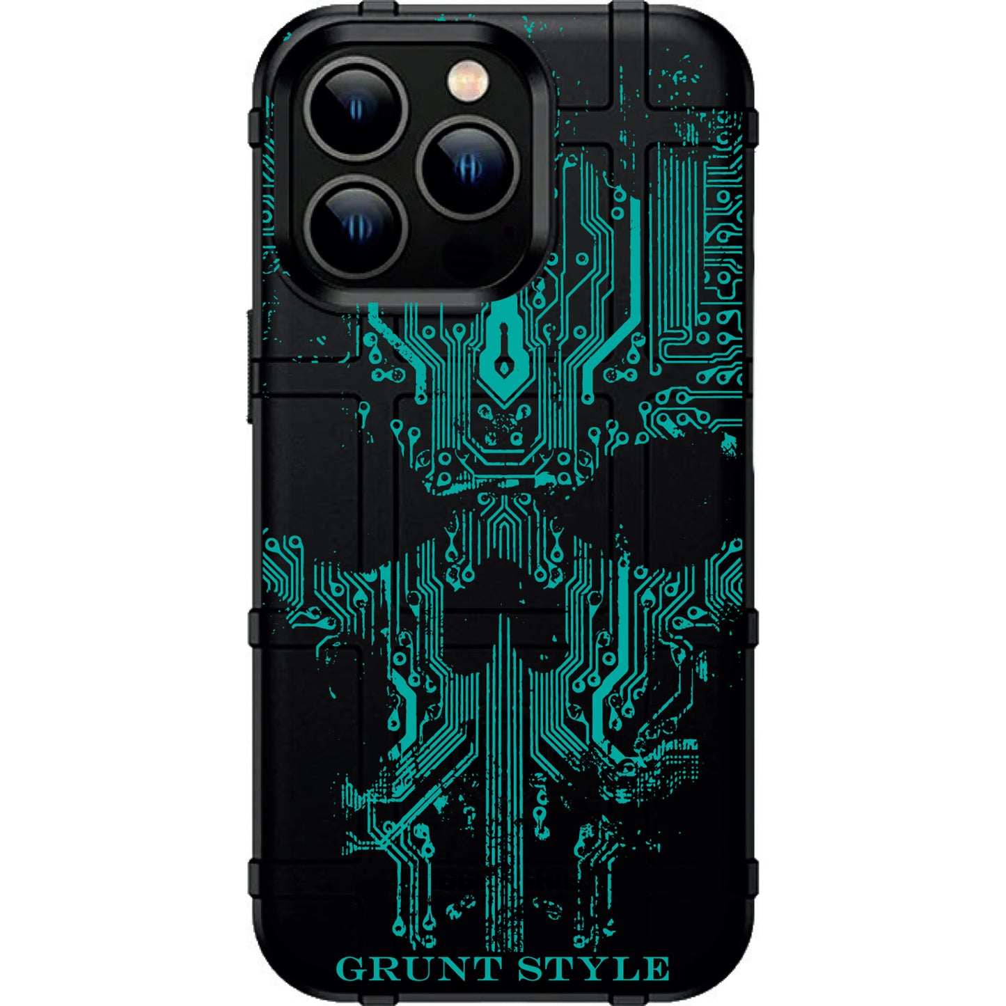 Officially Licensed GRUNT STYLE "Circuit Skull" Custom Printed Android & Apple Phone Cases