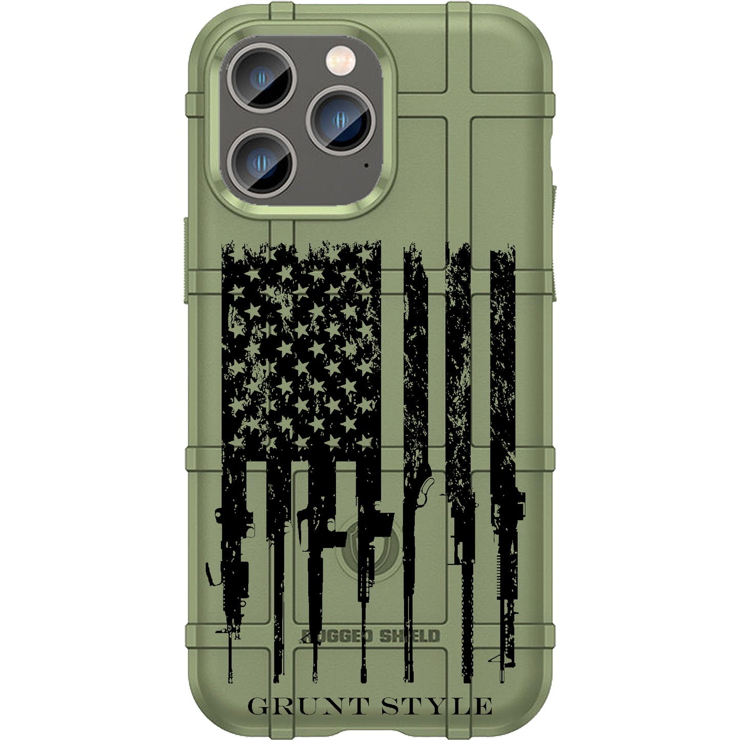 Officially Licensed GRUNT STYLE "Rifle Flag" Custom Printed Android & Apple Phone Cases