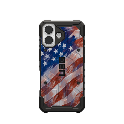UAG PATHFINDER CASE WITH MAGSAFE FOR APPLE IPHONE - AMERICAN FLAG PAINTING