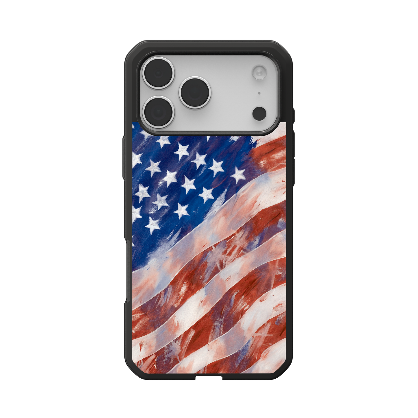 UAG CIVILIAN LT CASE WITH MAGSAFE FOR APPLE IPHONE - AMERICAN FLAG PAINTING
