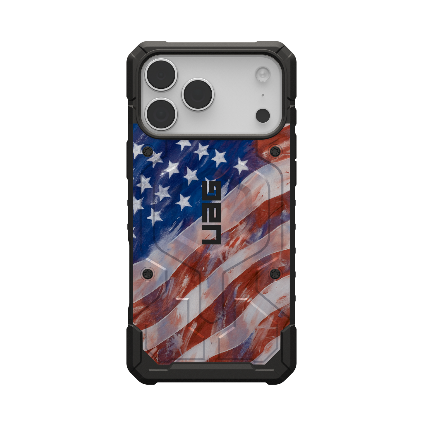 UAG PATHFINDER CASE WITH MAGSAFE FOR APPLE IPHONE - AMERICAN FLAG PAINTING