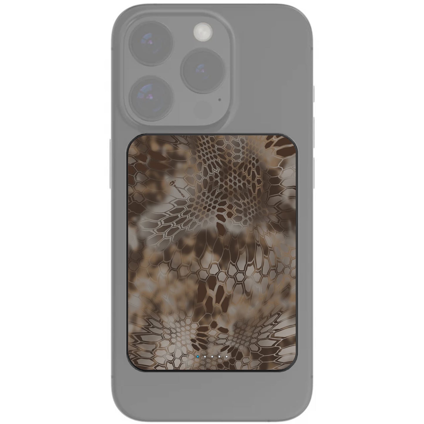 Kryptek Officially Licensed Limited Edition Custom-Printed 5,000mAh MagSafe Magnetic Powerbank & Wireless Battery Charger