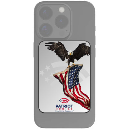 Patriot Mobile Limited Edition Custom-Printed 5,000mAh MagSafe Magnetic Powerbank & Wireless Battery Charger