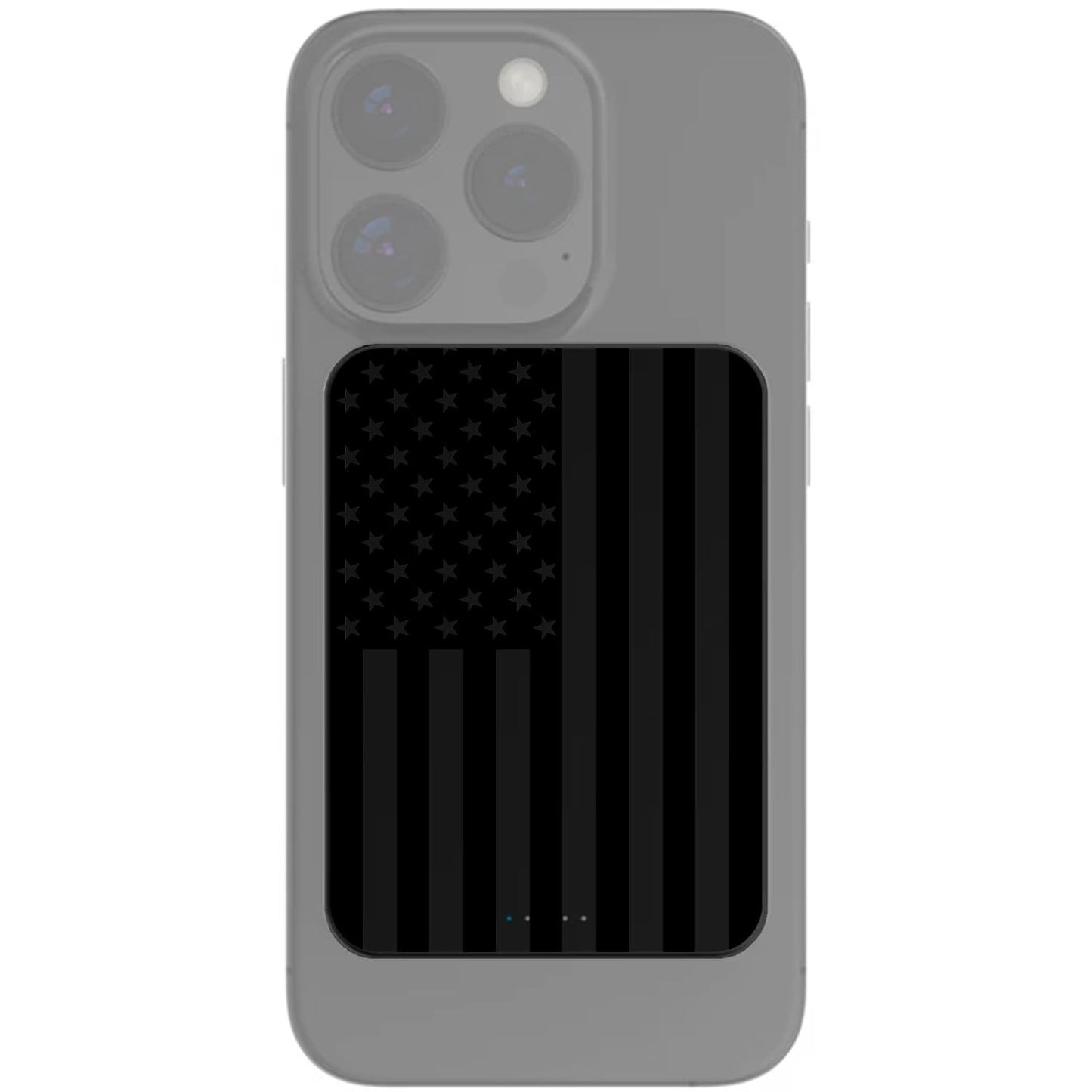 Patriot Mobile Limited Edition Custom-Printed 5,000mAh MagSafe Magnetic Powerbank & Wireless Battery Charger