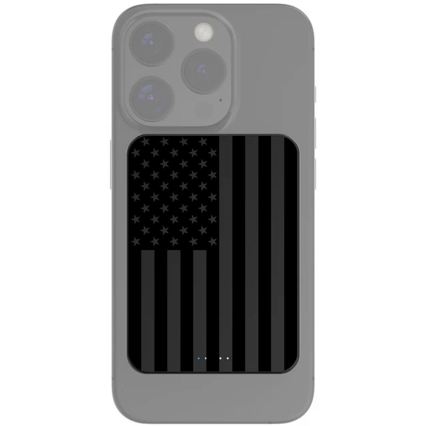 Patriot Mobile Limited Edition Custom-Printed 5,000mAh MagSafe Magnetic Powerbank & Wireless Battery Charger