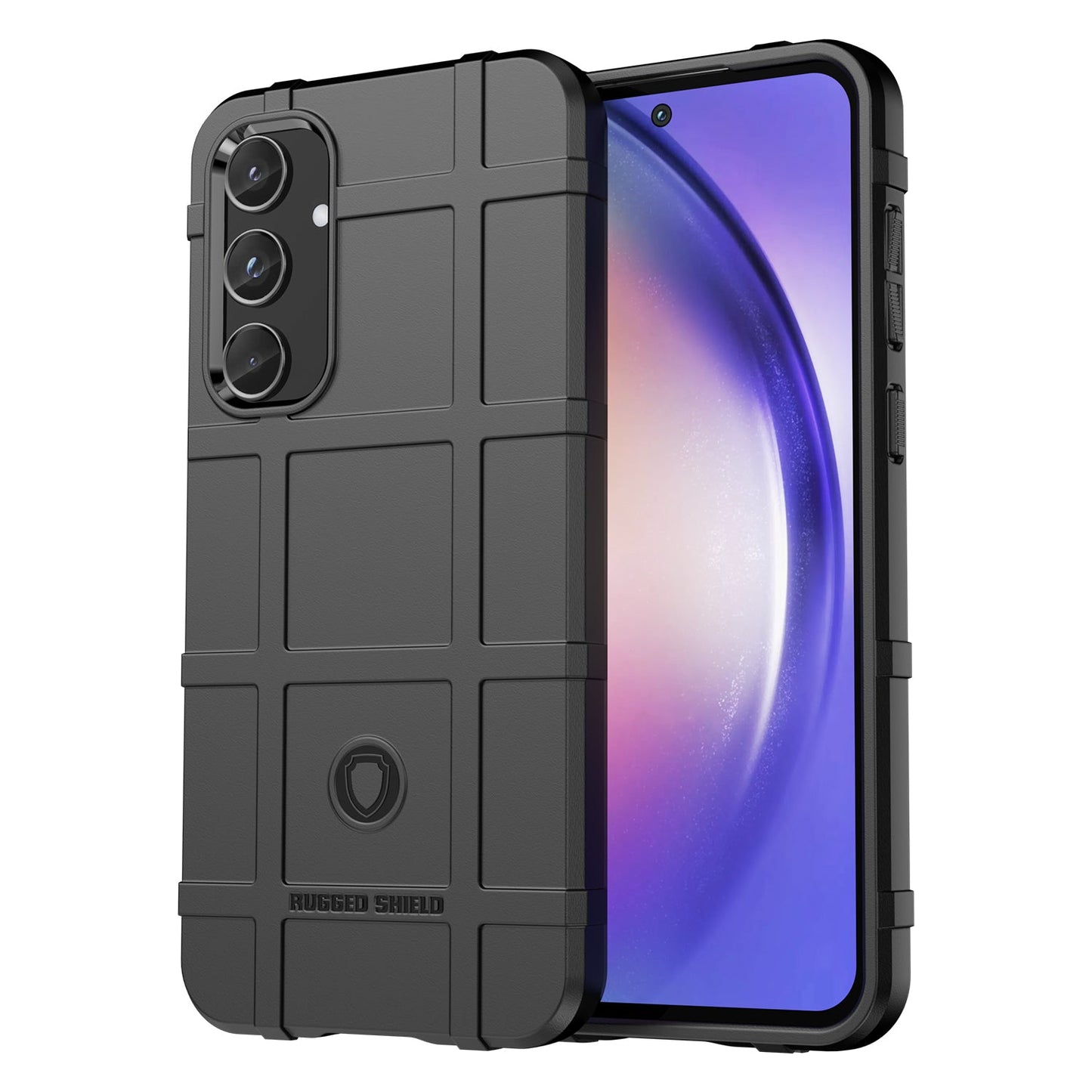 Rugged Shield Branded Solid Color TPU Cases for Samsung Galaxy Phone Models