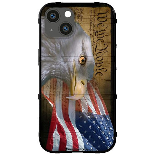 US Constitution Bald Eagle Flag Custom Printed Android & Apple Phone Case Design