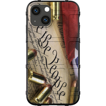 We the People, US Constitution Flag Custom Printed Android & Apple Phone Case Design