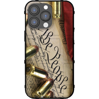 We the People, US Constitution Flag Custom Printed Android & Apple Phone Case Design