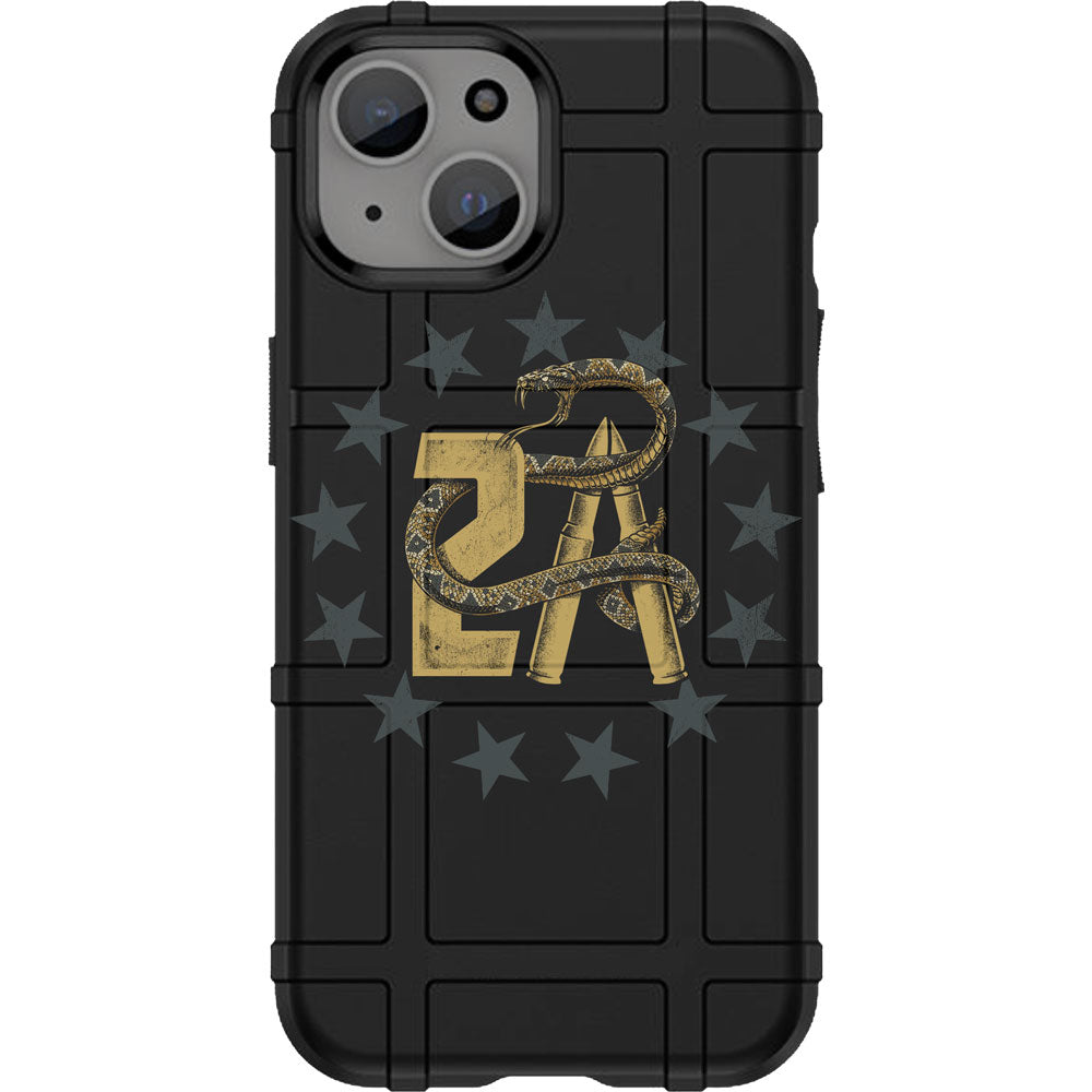 Warrior 12 2A Snake - 13 Stars Custom Printed Android & Apple Phone Cases