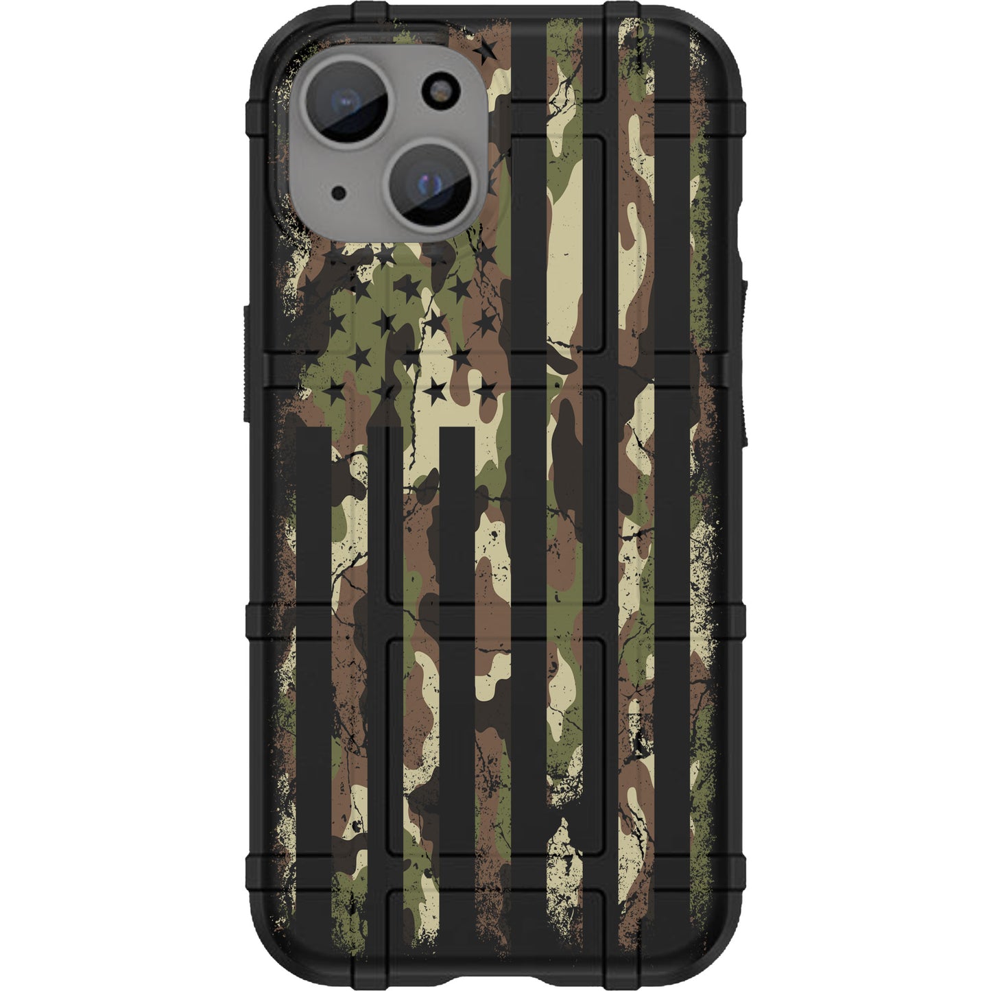 Warrior 12 Camo Black Flag Custom Printed Android & Apple Phone Cases