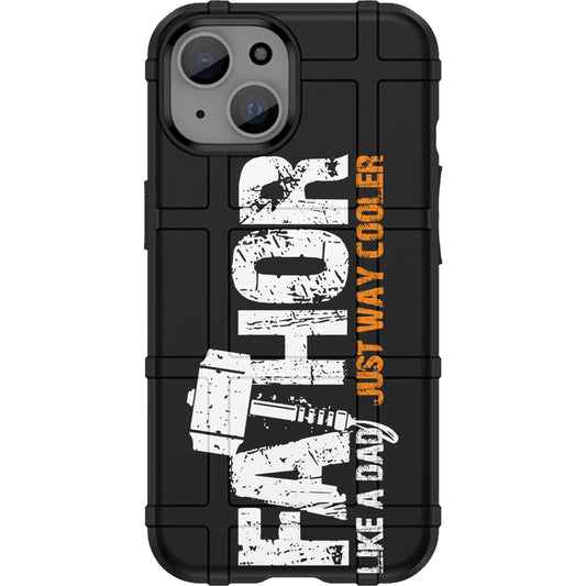 Warrior 12 Fathor - Like a Dad, Just Way Cooler Custom Printed Android & Apple Phone Cases