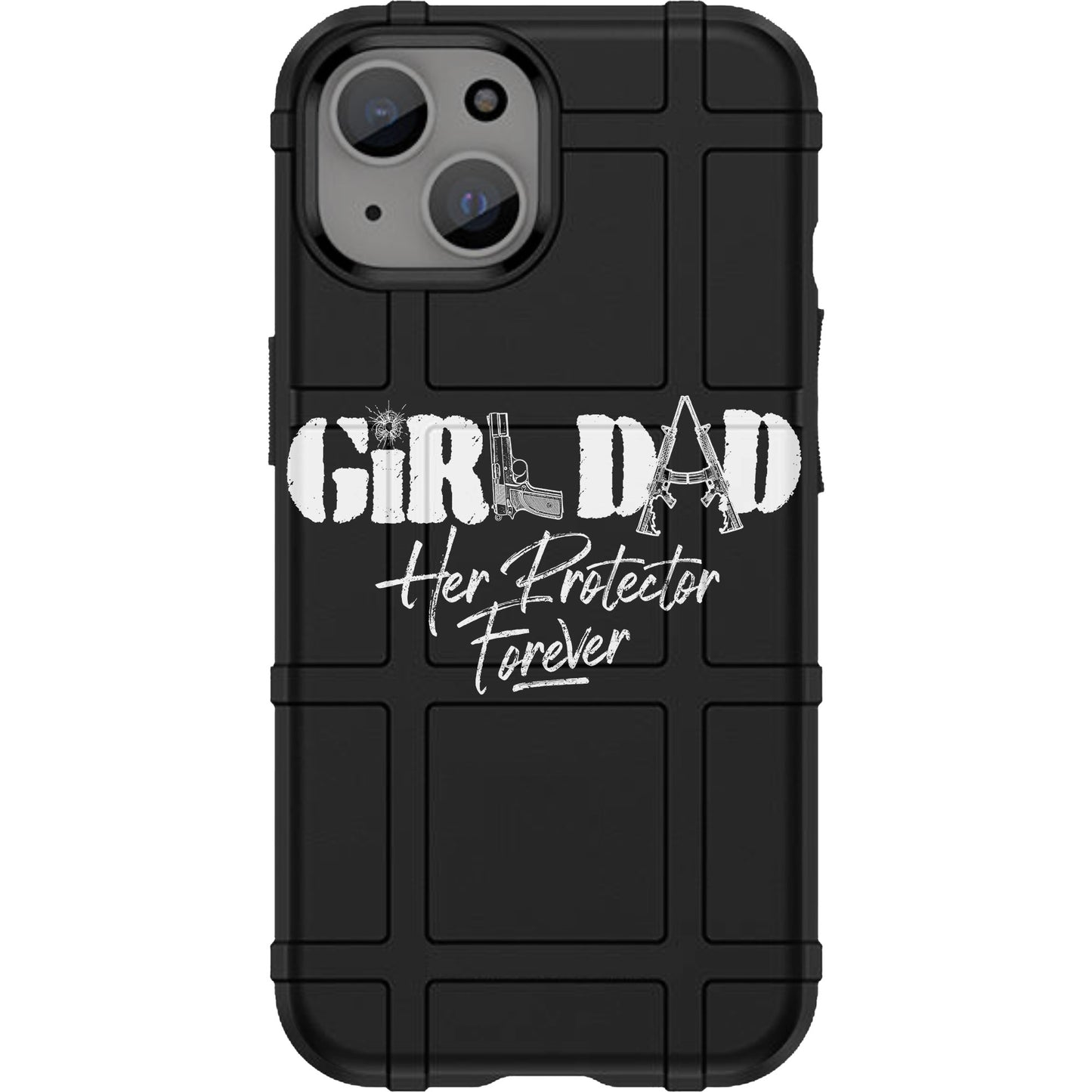 Warrior 12 Girl Dad - Her Protector Forever Custom Printed Android & Apple Phone Cases