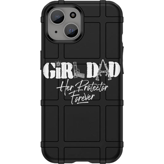 Warrior 12 Girl Dad - Her Protector Forever Custom Printed Android & Apple Phone Cases