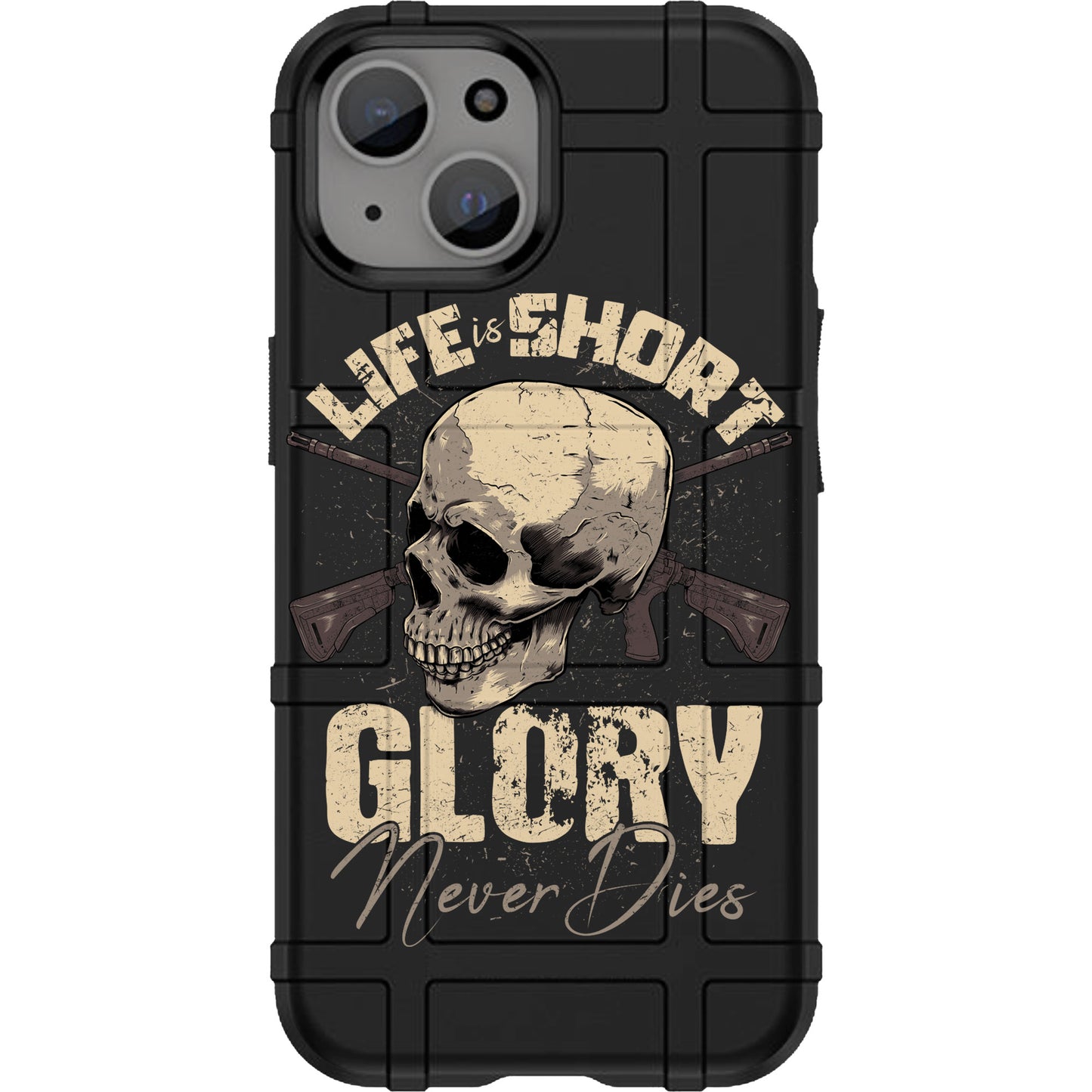 Warrior 12 Life's Short - Glory Never Dies Custom Printed Android & Apple Phone Cases