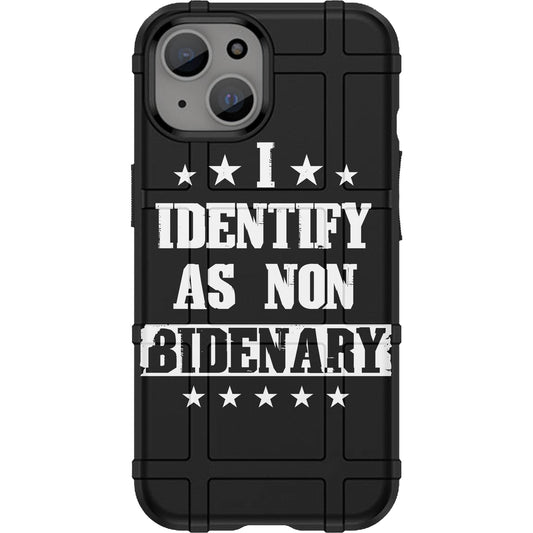 Warrior 12 I Identify as Non-Bidenary Custom Printed Android & Apple Phone Cases