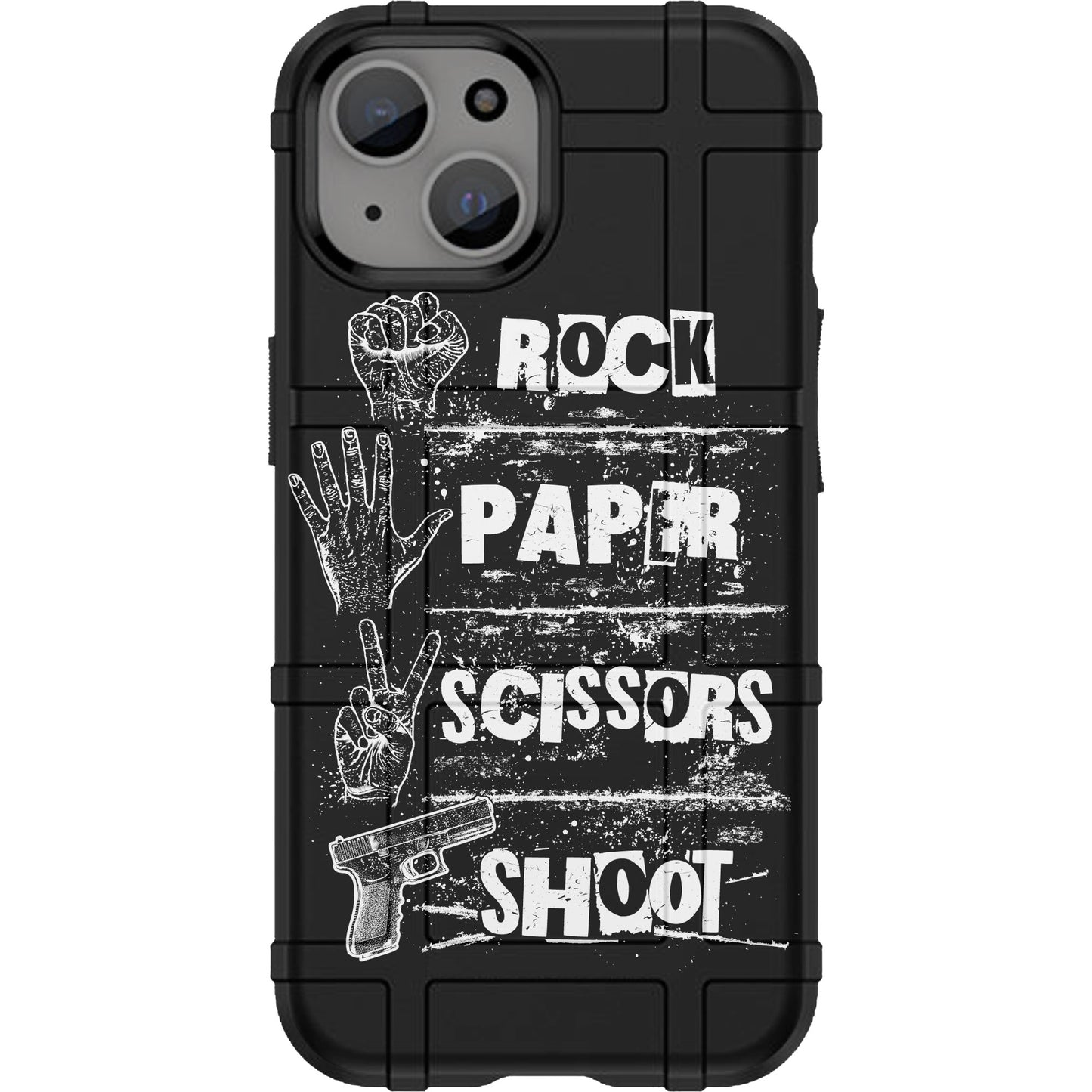 Warrior 12 Rock, Paper Scissors, Shoot Custom Printed Android & Apple Phone Cases