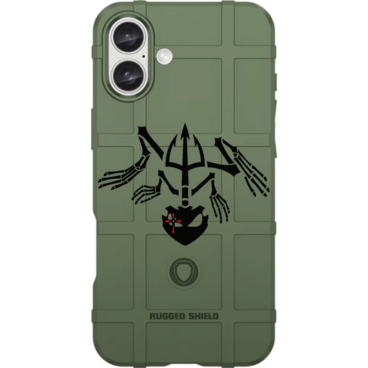 American Sniper Black Frog Red Cross Custom Printed Case Design on Green Case