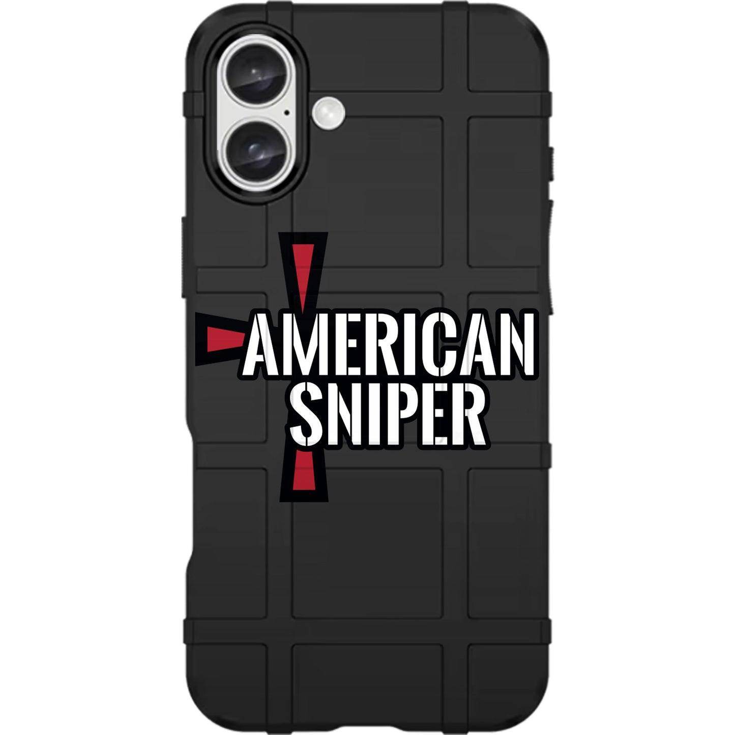 American Sniper Cross Logo Custom Printed Case Design