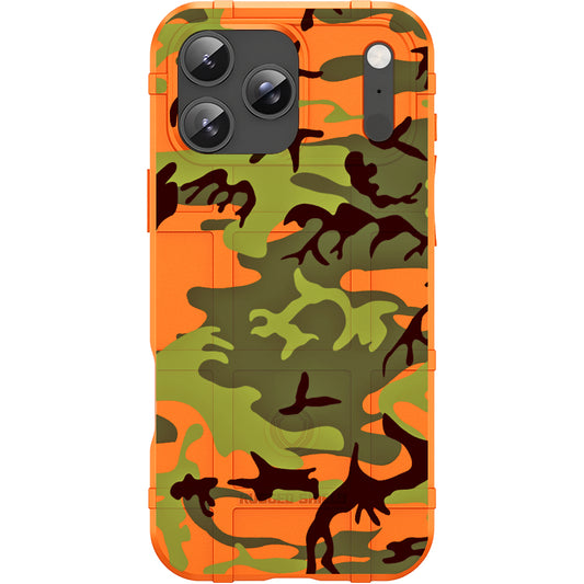 Orange OD Green Camo