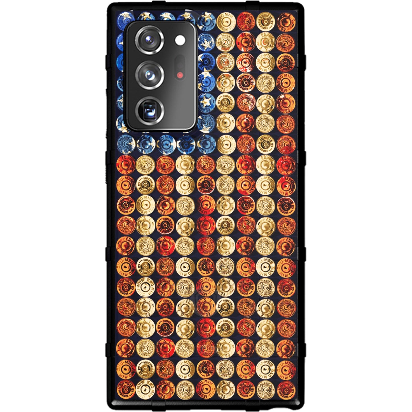 4th of July American Freedom Bullets, Shotgun Shells U.S. Flag Custom Printed Android & Apple Phone Case Design
