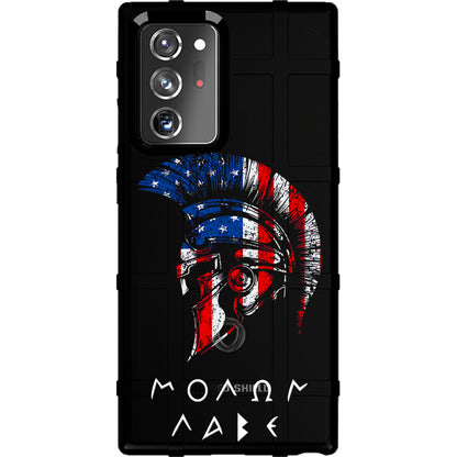 US Flag Spartan Molon Labe Custom Printed Android & Apple Phone Case Design