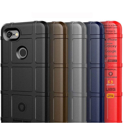 Rugged Shield Branded Solid Color Tpu Cases For Google Pixel Phone Models