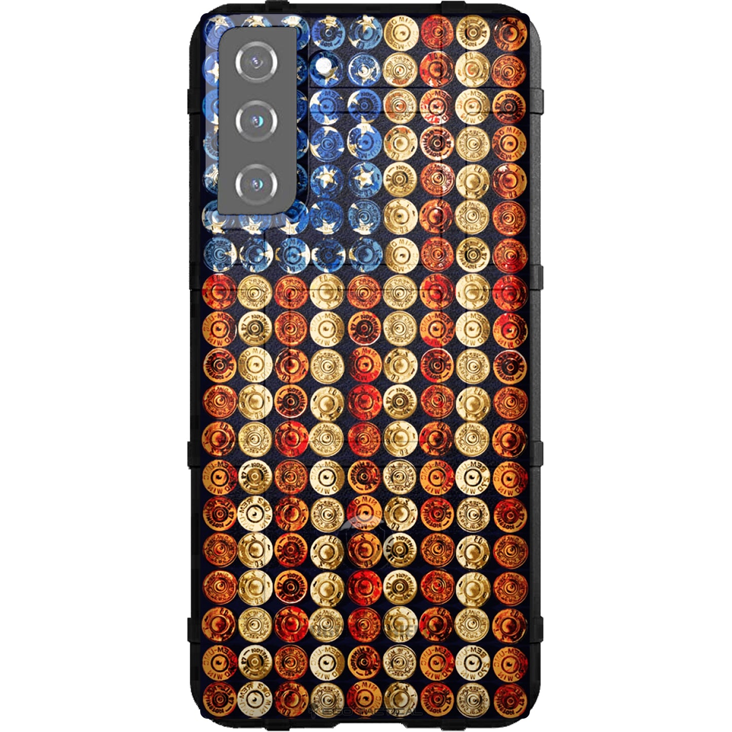 4th of July American Freedom Bullets, Shotgun Shells U.S. Flag Custom Printed Android & Apple Phone Case Design