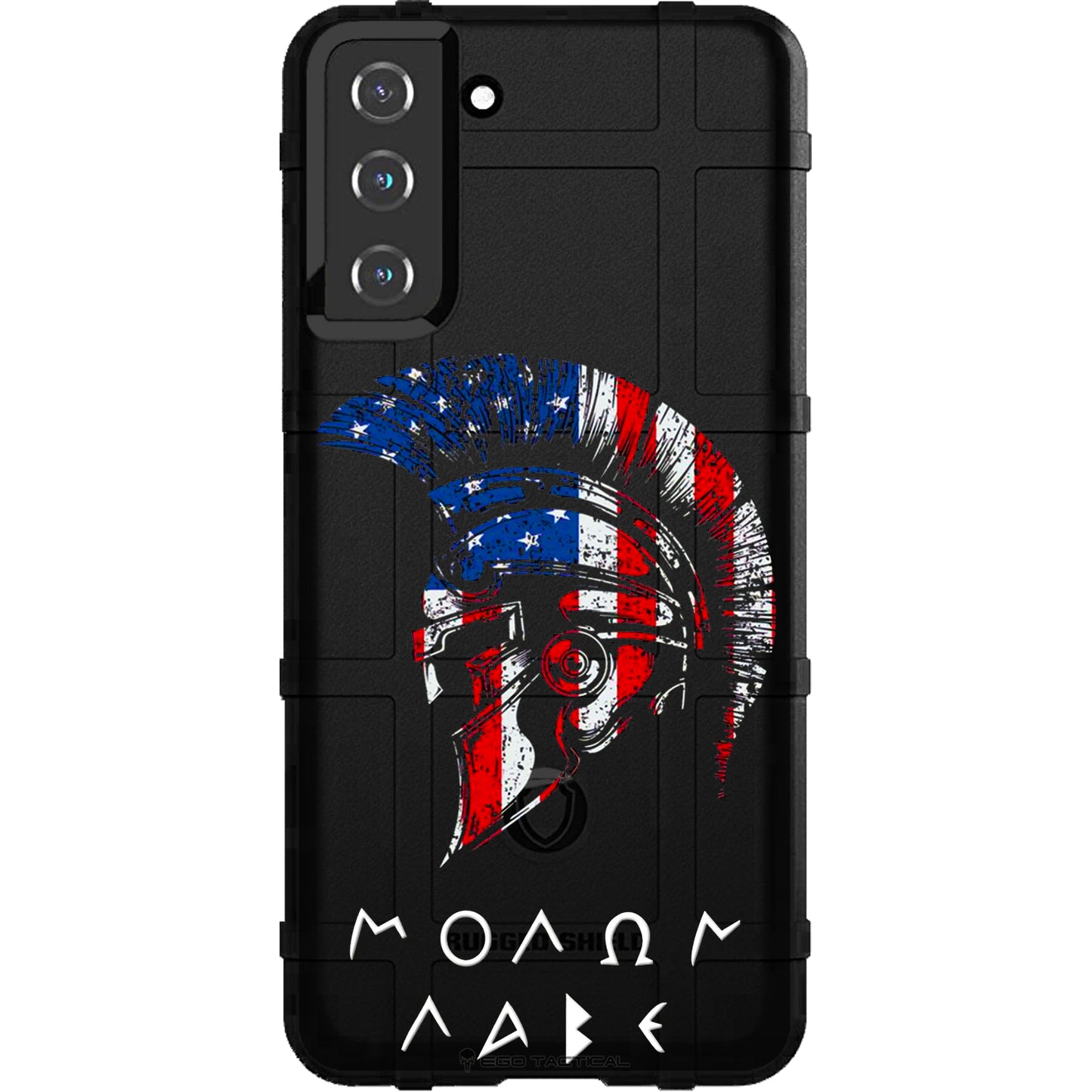 US Flag Spartan Molon Labe Custom Printed Android & Apple Phone Case Design