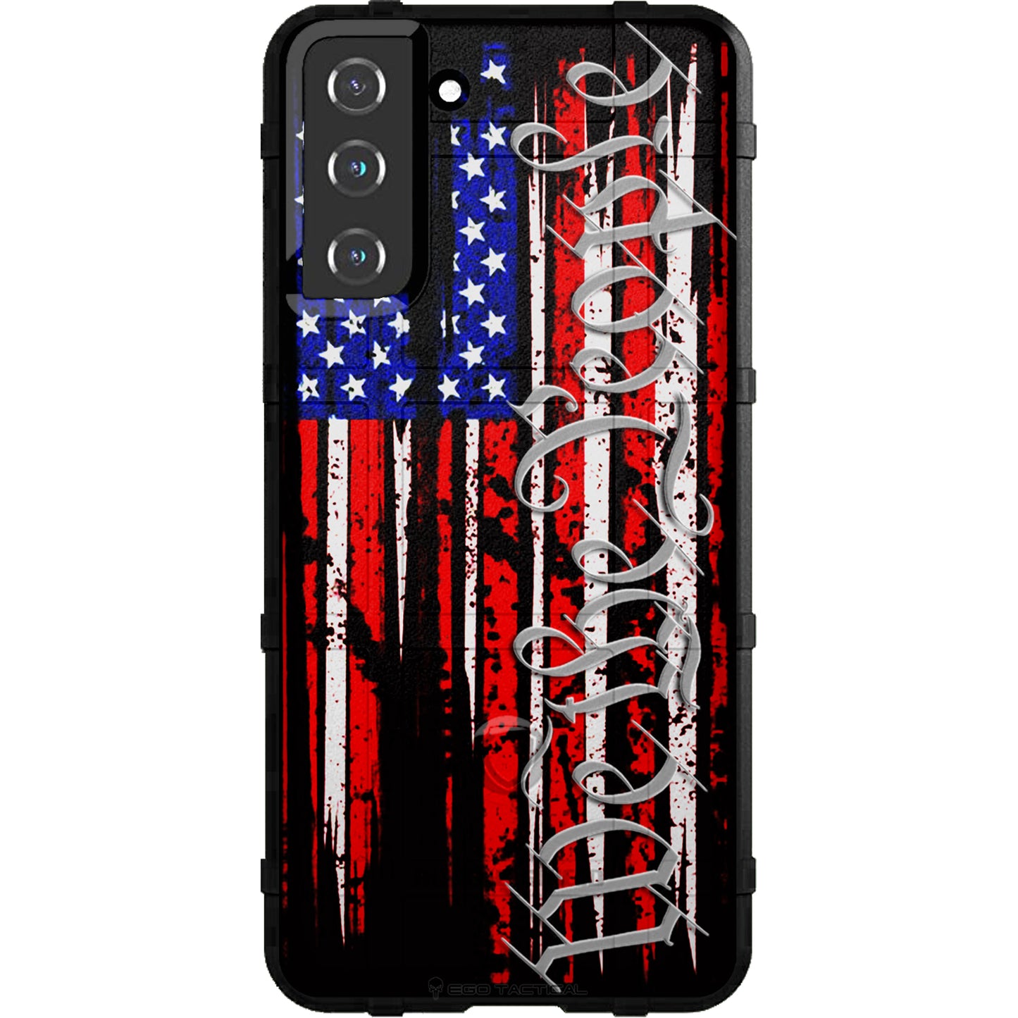 Tattered USA Flag We The People Constitution Custom Printed Case Design