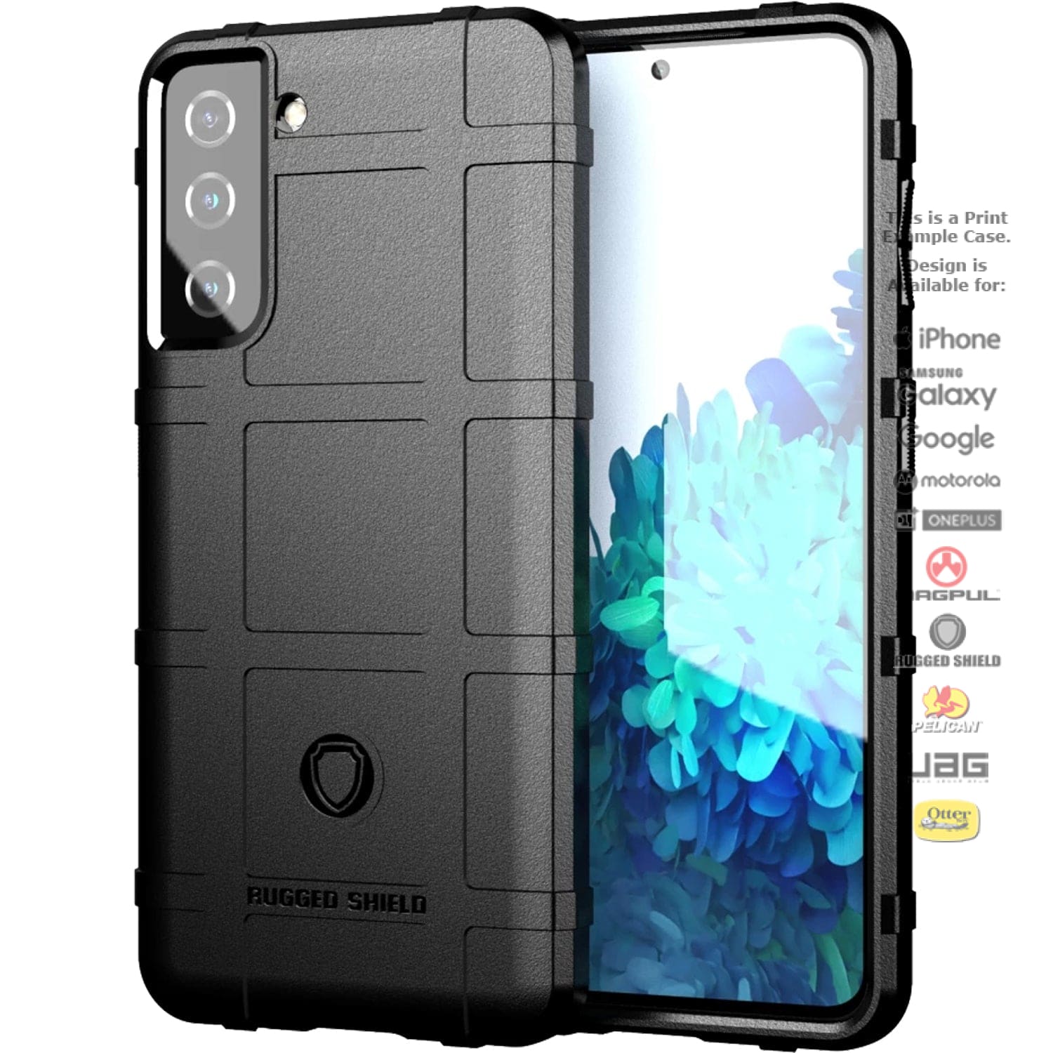 Rugged Shield Branded Solid Color Tpu Cases For Samsung Galaxy Models