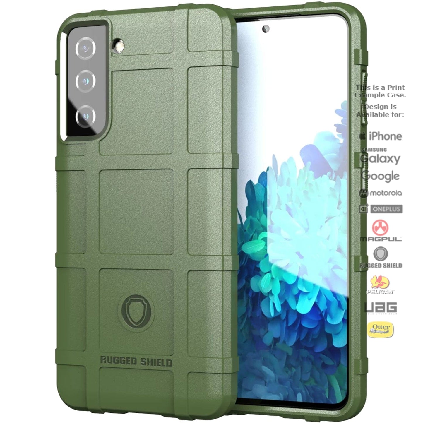 Rugged Shield Branded Solid Color Tpu Cases For Samsung Galaxy Models