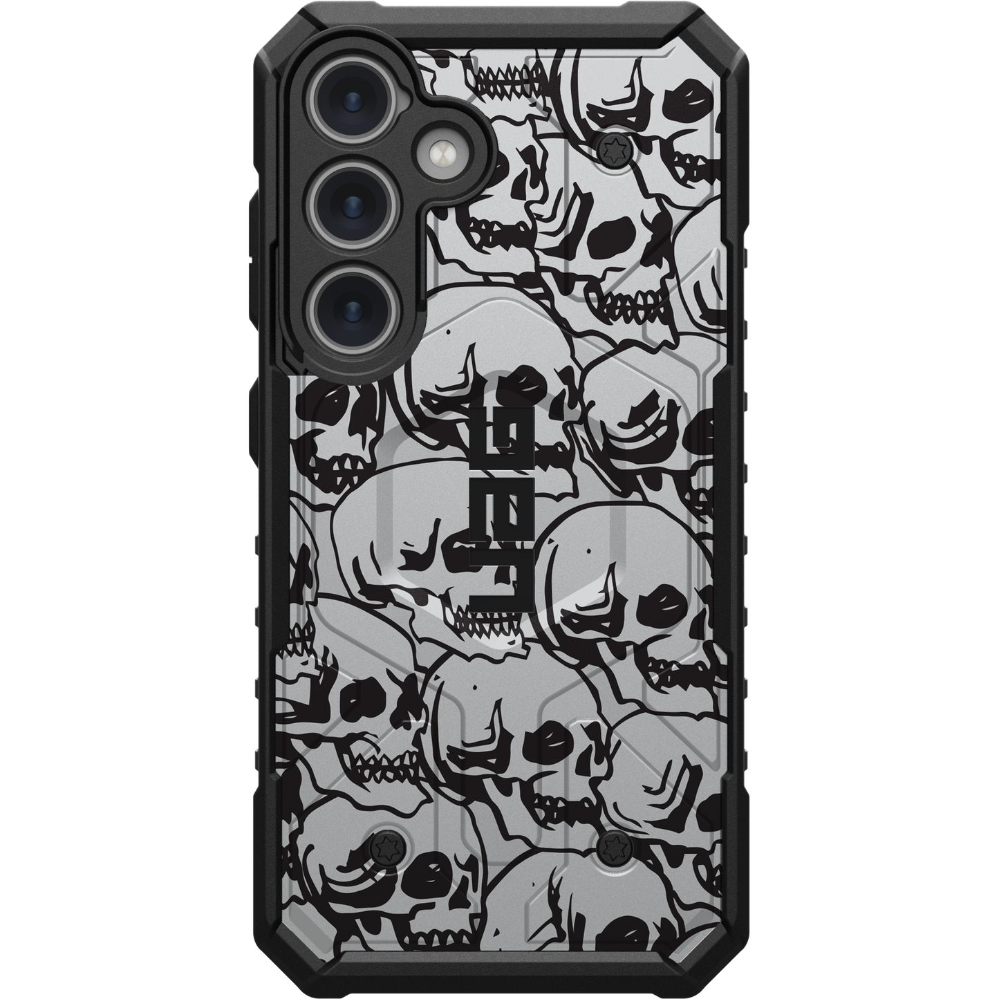 UAG PATHFINDER CASE FOR SAMSUNG GALAXY - BLOCK 03 - SILVER SKULLS