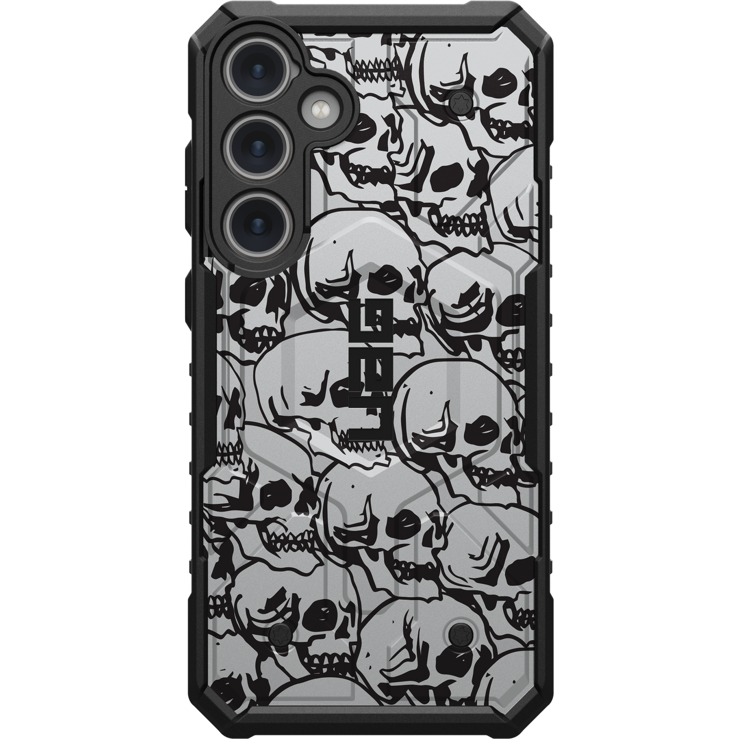 UAG PATHFINDER CASE FOR SAMSUNG GALAXY - BLOCK 03 - SILVER SKULLS