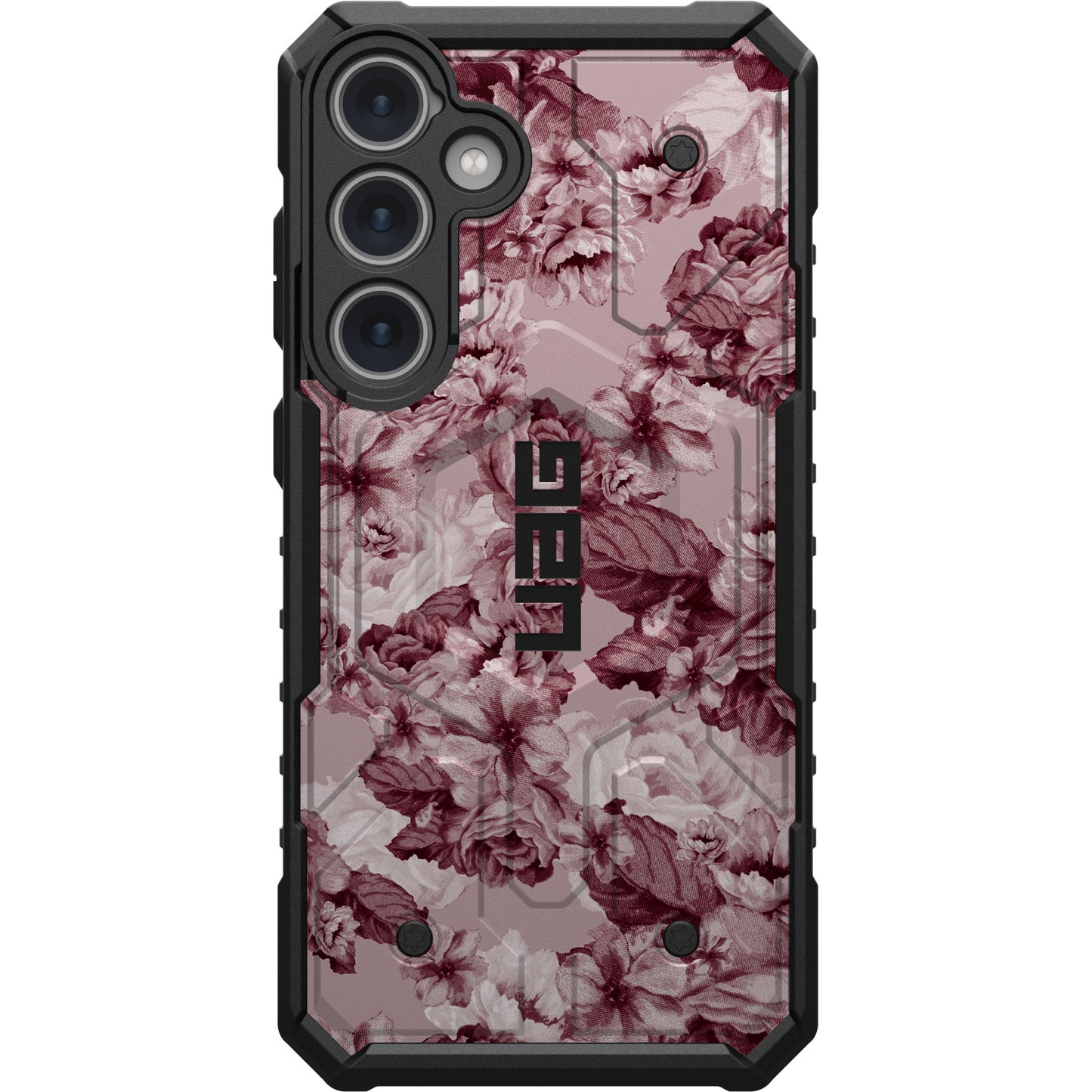 UAG PATHFINDER CASE FOR SAMSUNG GALAXY - FLORAL MERLOT