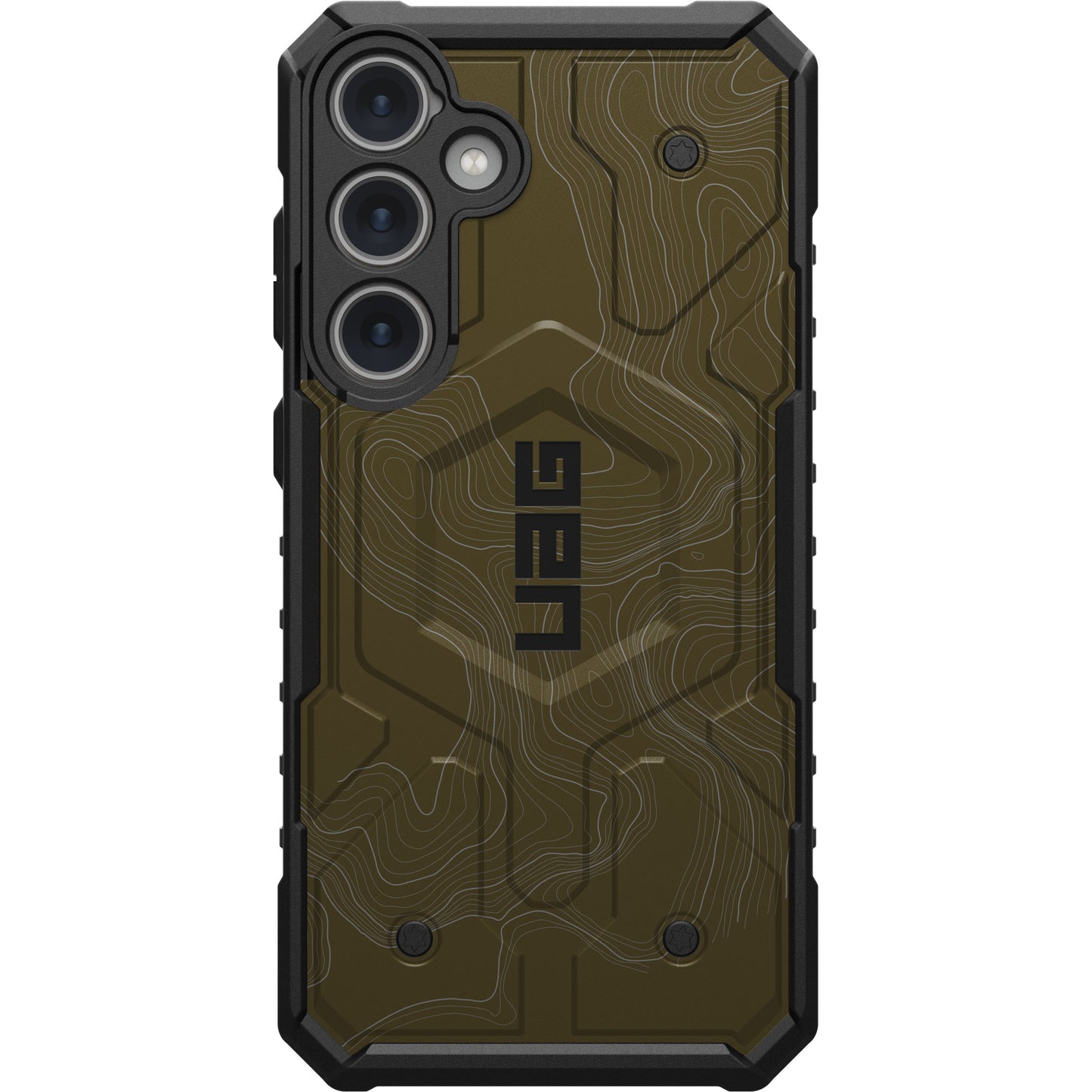 UAG PATHFINDER CASE FOR SAMSUNG GALAXY - BROWN TOPOGRAPHY