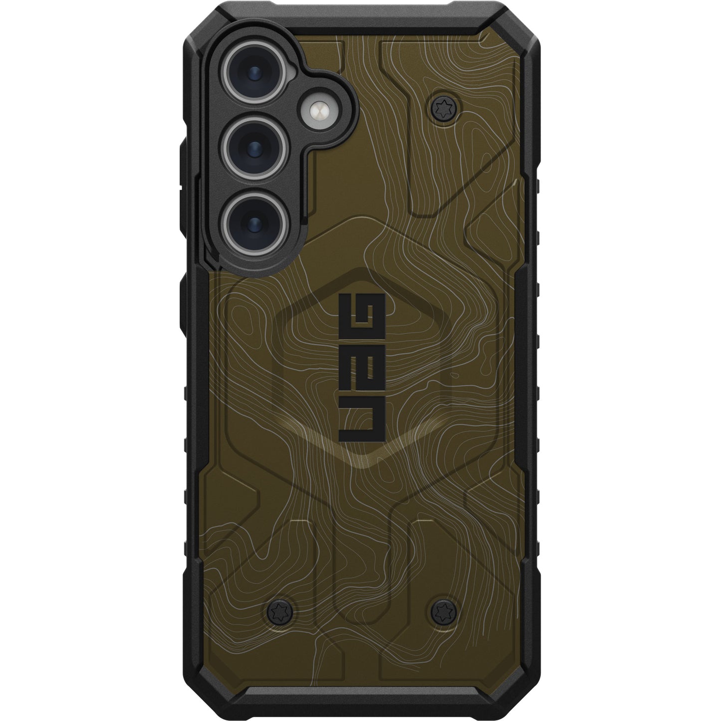 UAG PATHFINDER CASE FOR SAMSUNG GALAXY - BROWN TOPOGRAPHY