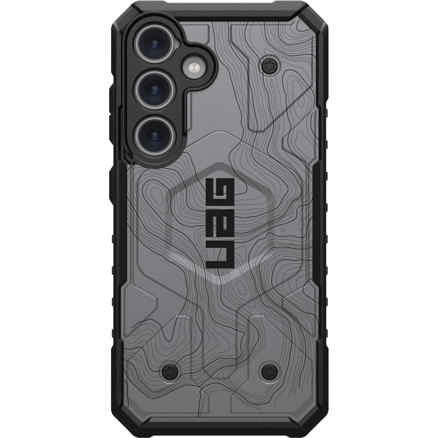 UAG PATHFINDER CASE FOR SAMSUNG GALAXY - SILVER TOPOGRAPHY