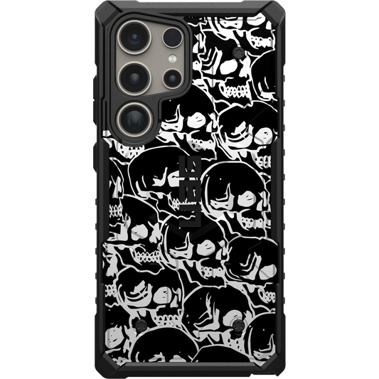 UAG PATHFINDER CASE FOR SAMSUNG GALAXY - BLOCK 03 - BLACK SKULLS