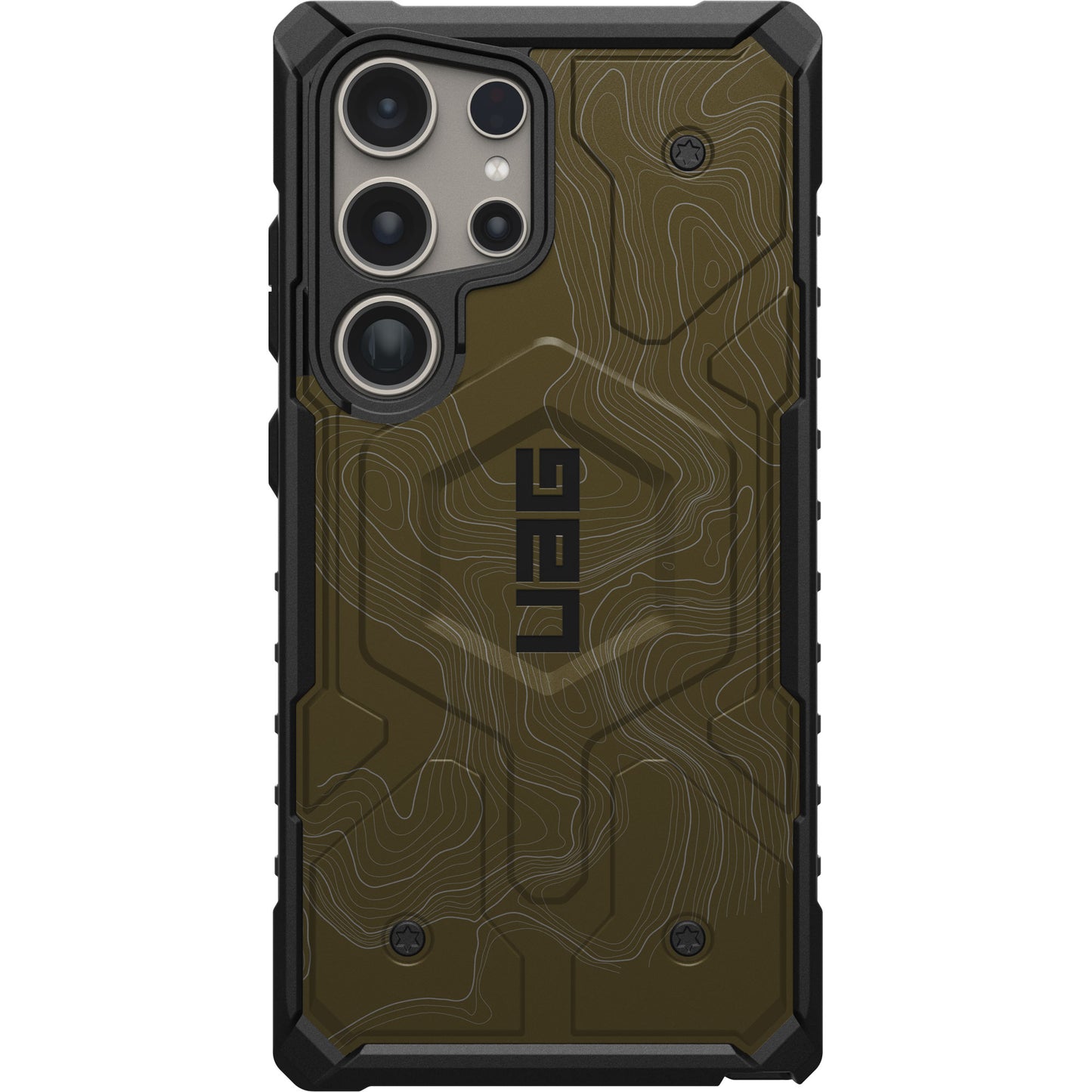 UAG PATHFINDER CASE FOR SAMSUNG GALAXY - BROWN TOPOGRAPHY