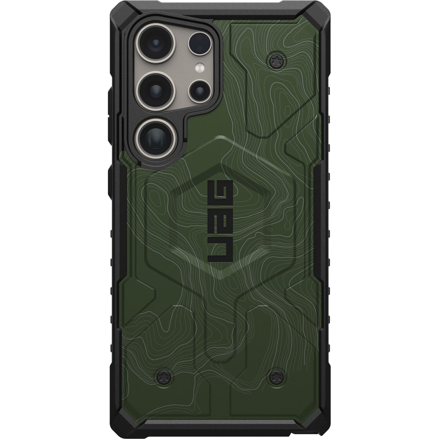 UAG PATHFINDER CASE FOR SAMSUNG GALAXY - GREEN WHITE TOPOGRAPHY