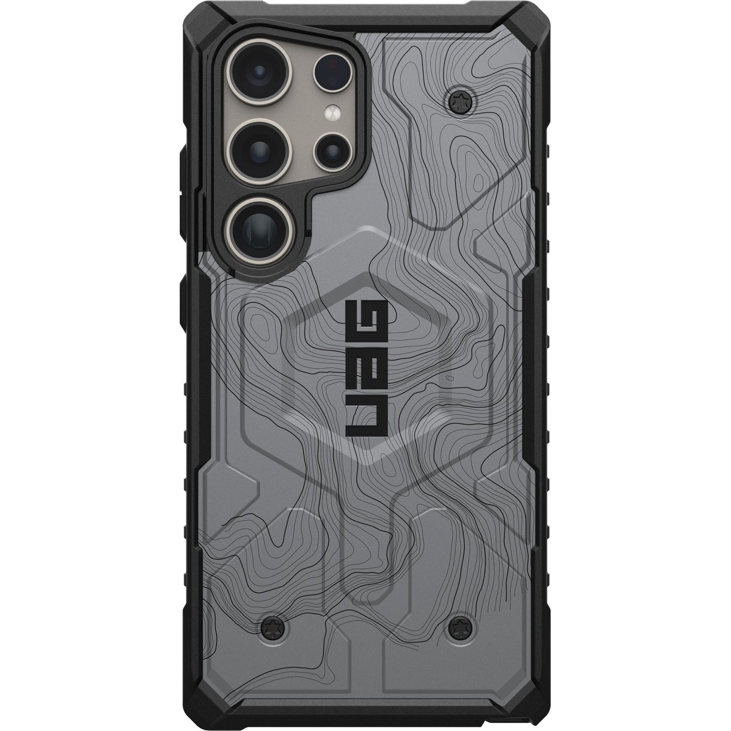 UAG PATHFINDER CASE FOR SAMSUNG GALAXY - SILVER TOPOGRAPHY