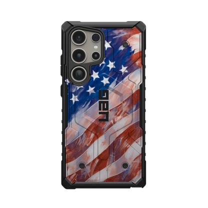 UAG PATHFINDER CASE FOR SAMSUNG GALAXY - AMERICAN FLAG PAINTING