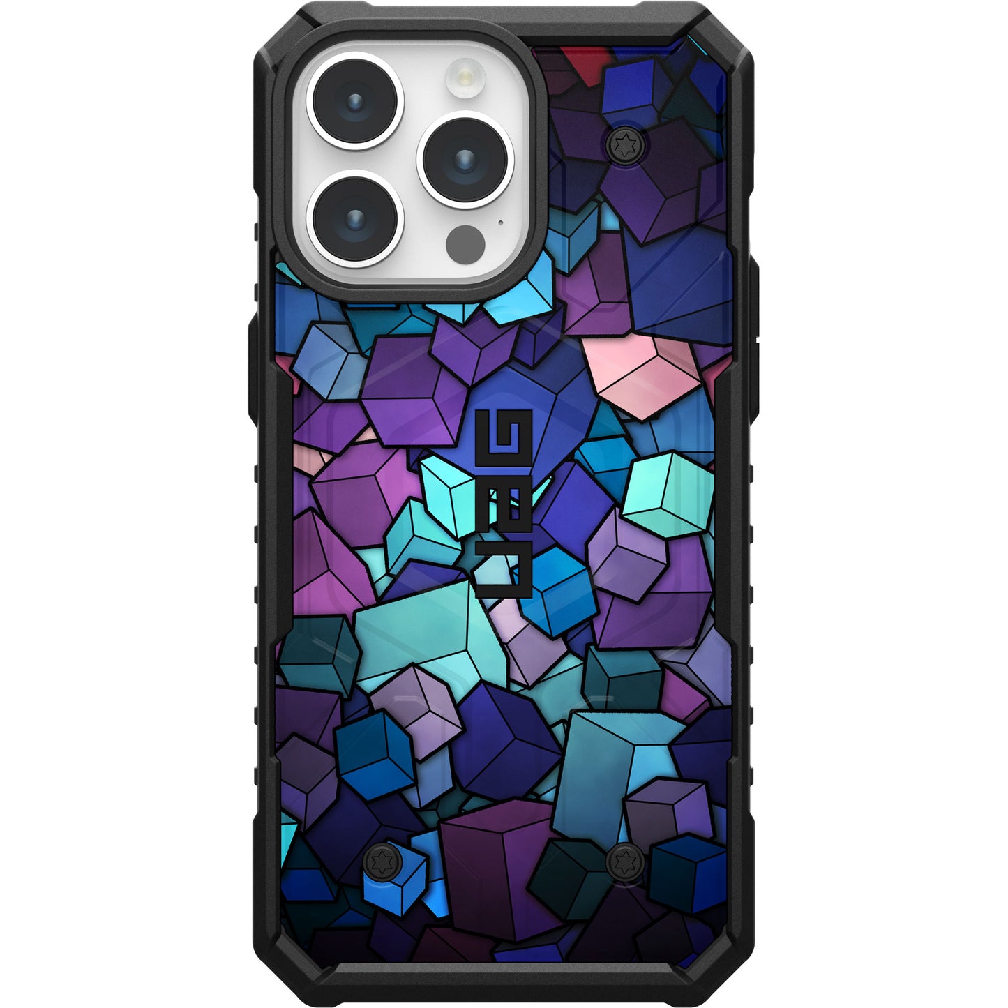 UAG PATHFINDER CASE WITH MAGSAFE FOR APPLE IPHONE - PURPLE BLUE BLOCKS